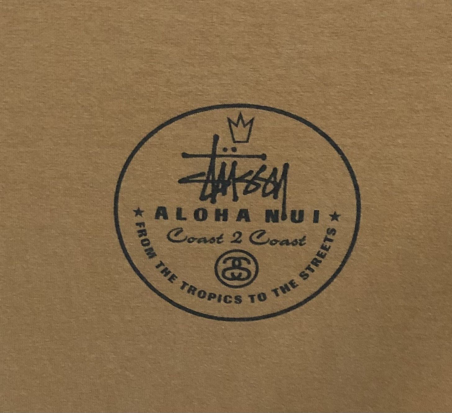Stussy Vintage 90s STUSSY ALOHA NUI Rare Tee Size US L / EU 52-54 / 3 - 6 Thumbnail