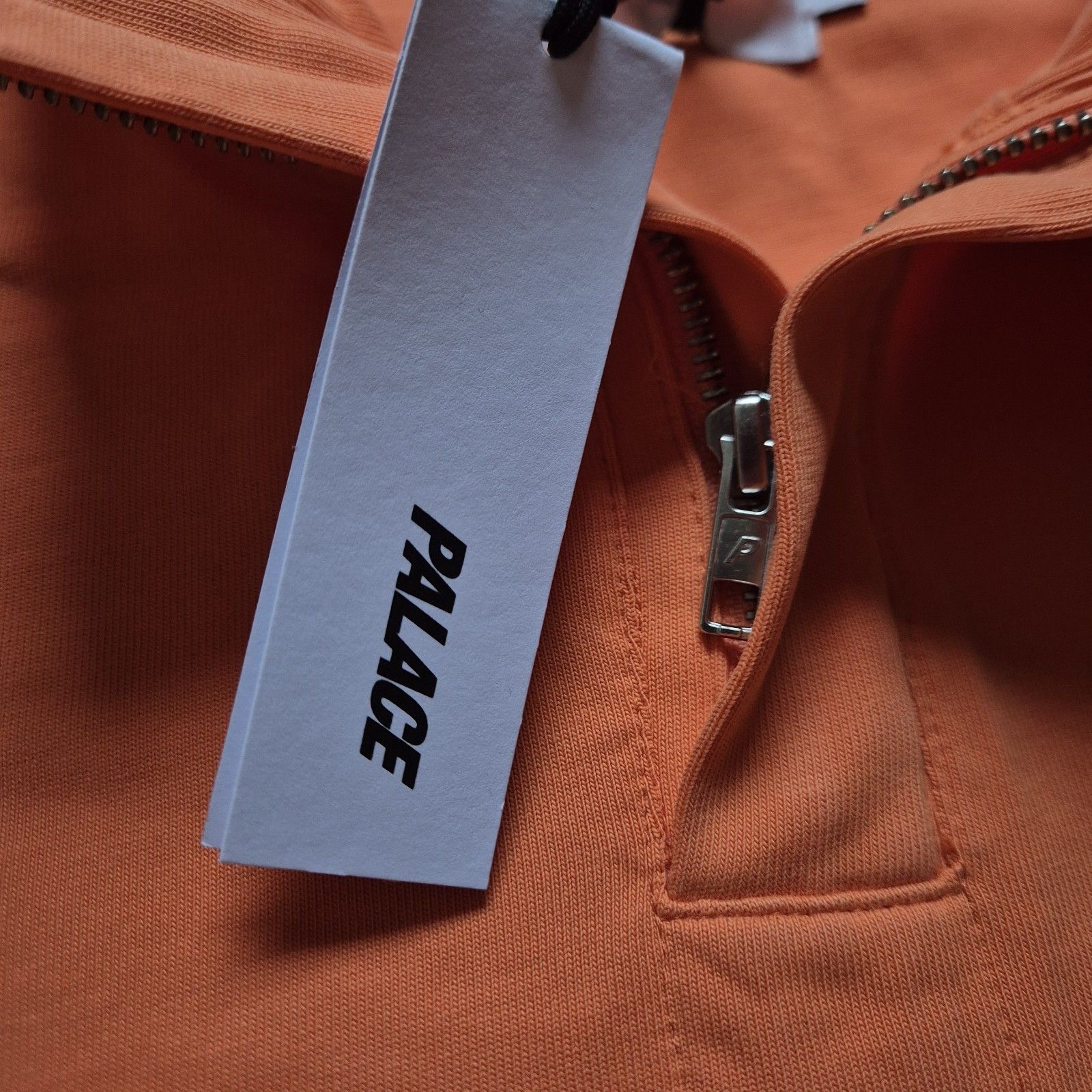 Palace Palace Quarter Zip Washed Funnel Orange Medium New FW23 Size US M / EU 48-50 / 2 - 4 Thumbnail