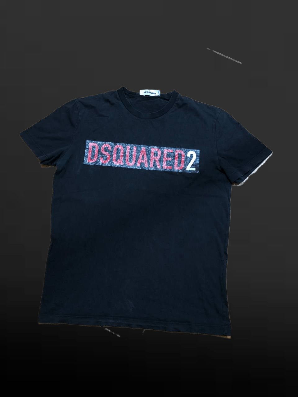 Dsquared2 DSQUARED2 Men's Big Logo Black 100% Cotton Crew Neck T-Shirt Size US L / EU 52-54 / 3 - 1 Thumbnail