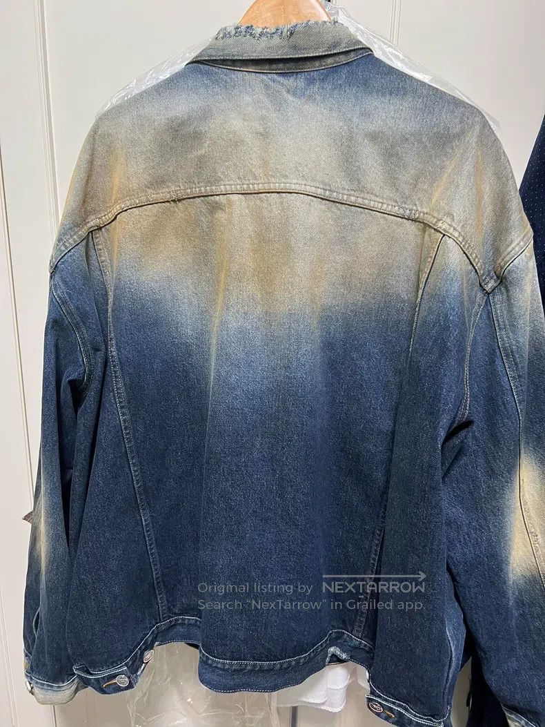 Vetements Vetements Blue distressed denim jacket Size US M / EU 48-50 / 2 - 5 Thumbnail