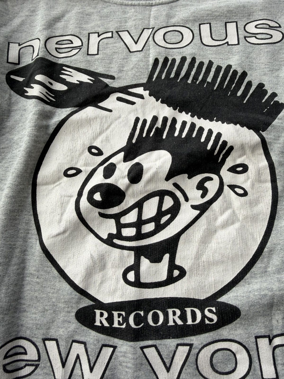 Rap Tees Vintage Nervous Records New York Sweatshirt Size US L / EU 52-54 / 3 - 5 Thumbnail