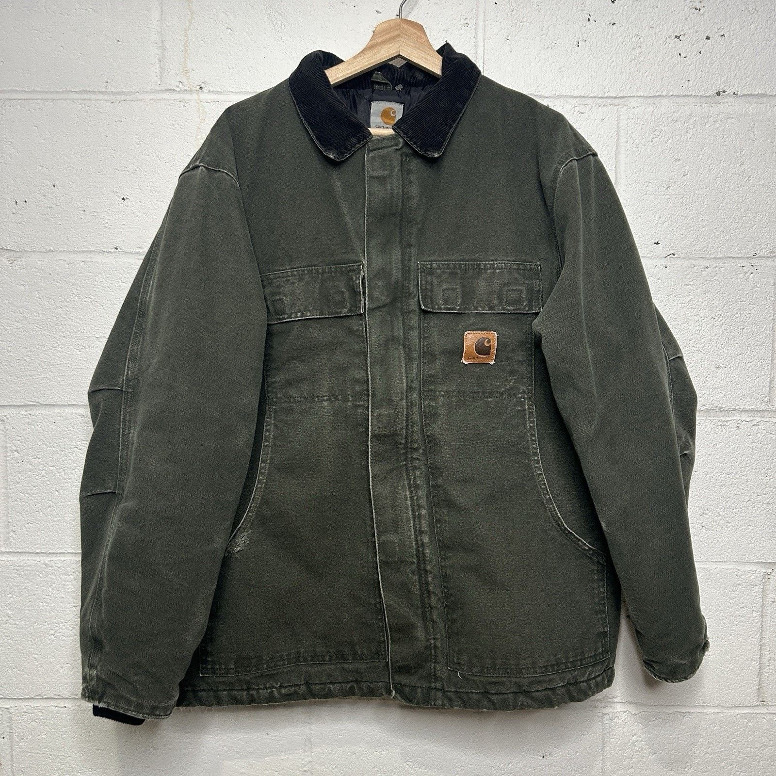 Carhartt Vintage Carhartt Quilted Arctic Jacket “Moss Green” C26 MOS Size US L / EU 52-54 / 3 - 1 Thumbnail