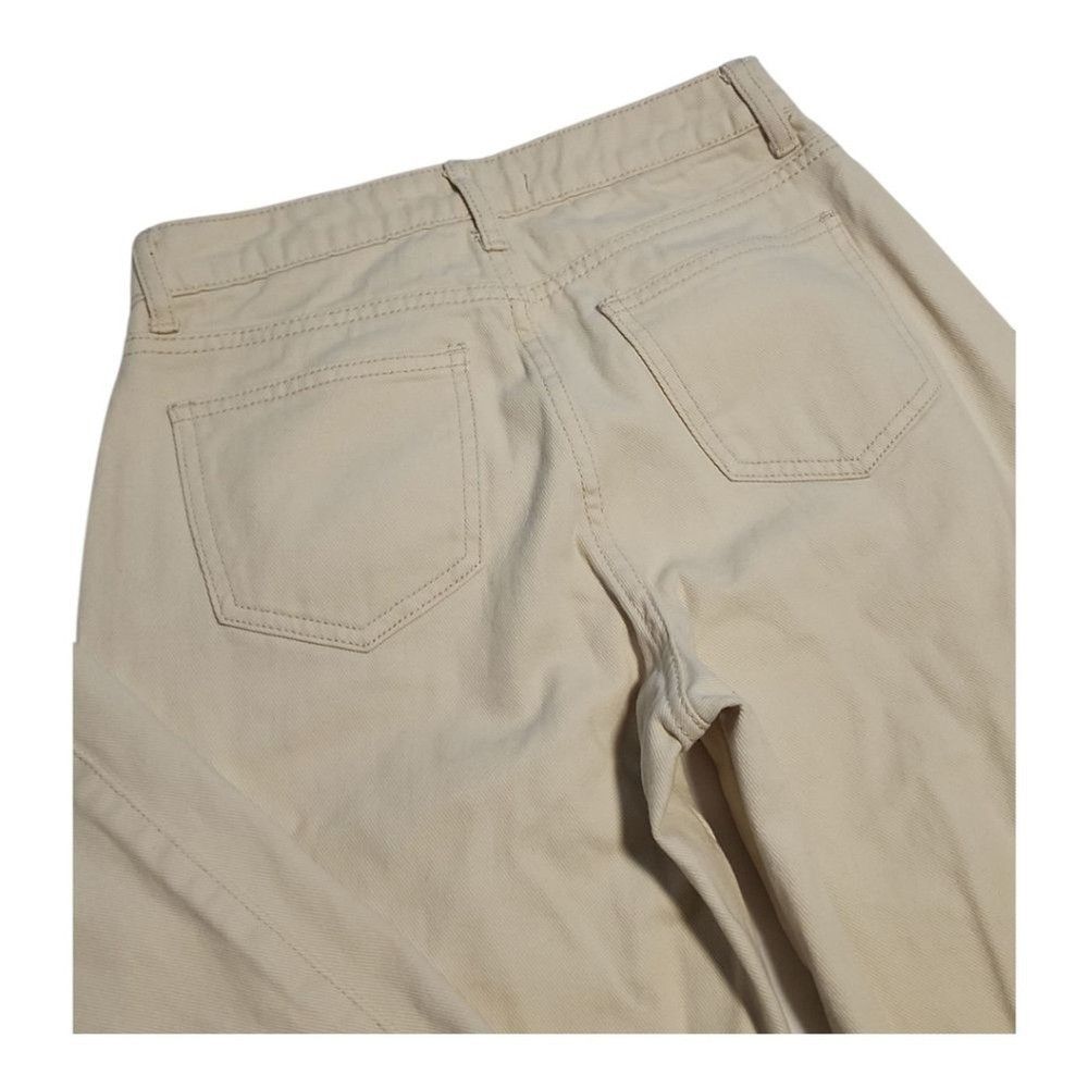 Other Dogma Wide Leg Distressed Jeans Women 25 Cream Streetwear Size 25" / US 0 / IT 36 - 9 Thumbnail