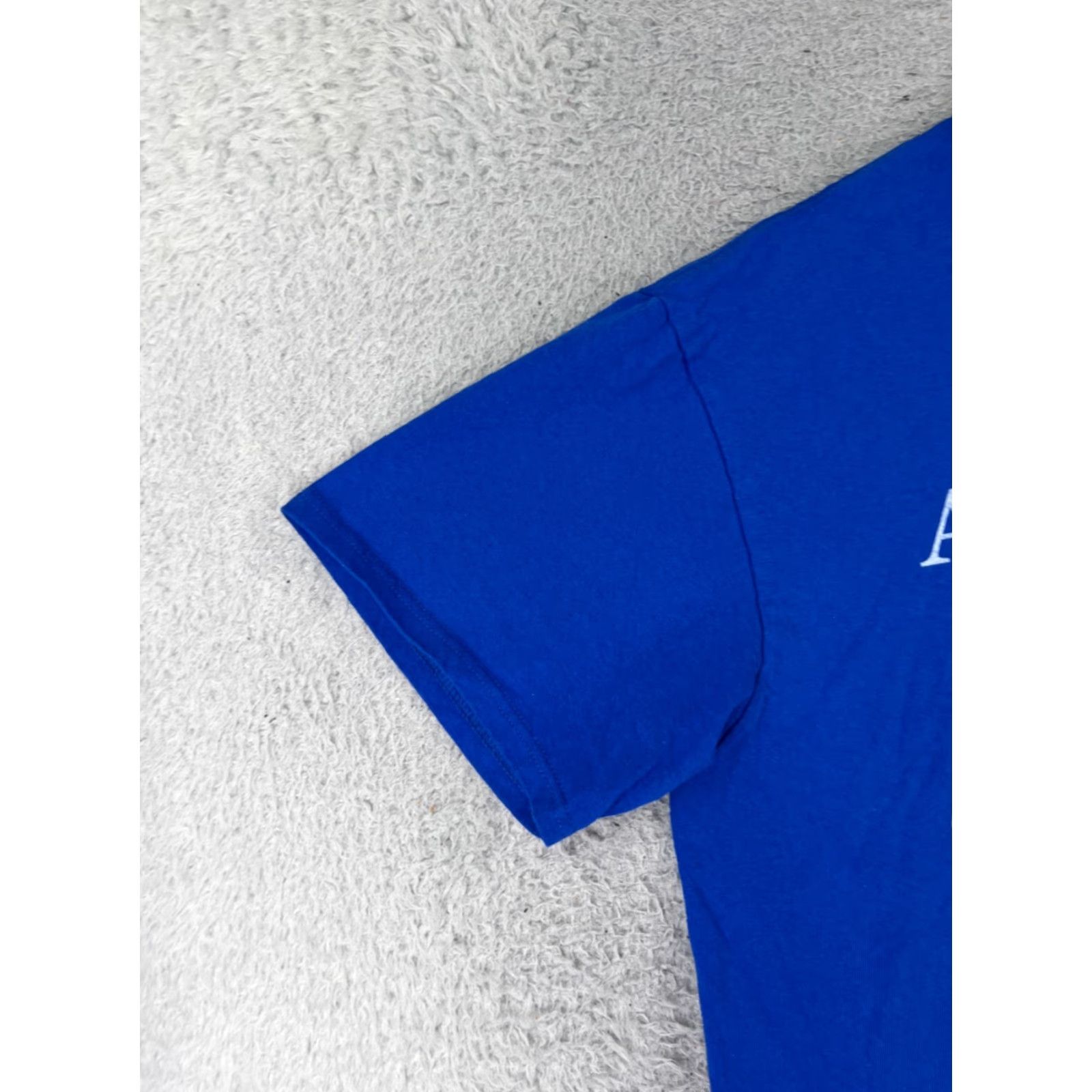 Delta Delta Basketball Shirt Women Large Blue Crew Neck Short Sleeve T-Shirt - 100% Cotton - Regular Fit - American Designer Theme - Womens Size L / US 10 / IT 46 - 6 Thumbnail