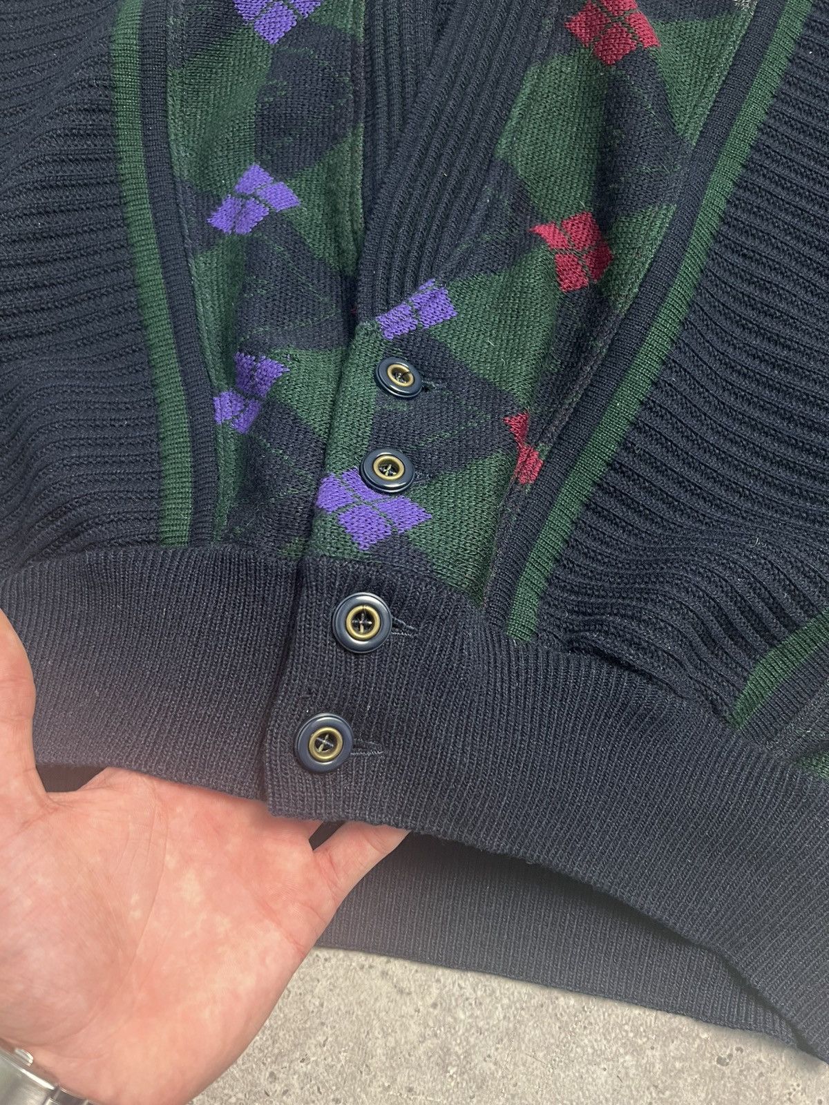 Carlo Colucci × Vintage 🔥 Rare Vintage CARLO COLUCCI Cardigan Sweater Size US L / EU 52-54 / 3 - 5 Thumbnail