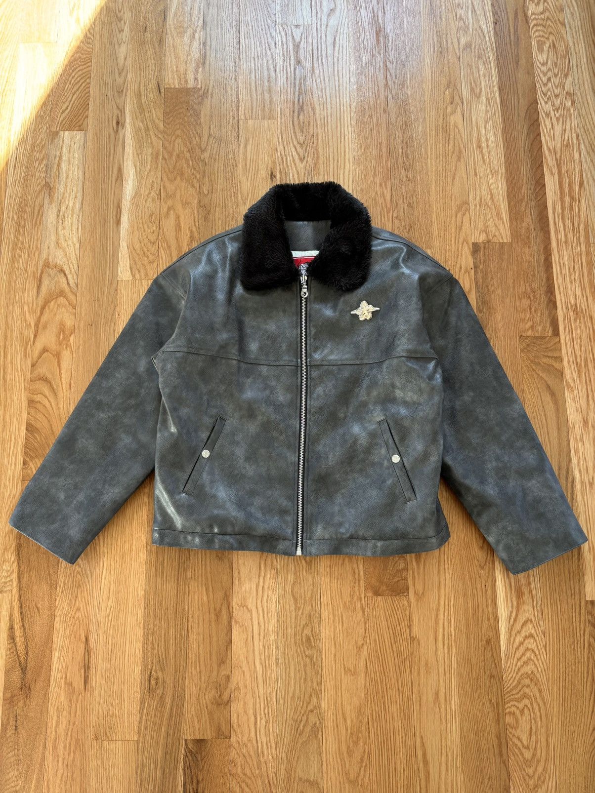 Other Davril Supply Aviator Graff Jacket Faux Leather Bomber L Size US L / EU 52-54 / 3 - 2 Thumbnail