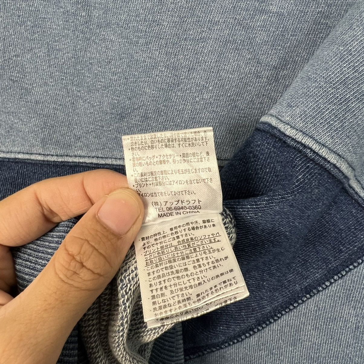 Japanese Brand THRIFT STANDARD Patchwork Sweatshirt Denim Style #4067-C185 Size US M / EU 48-50 / 2 - 13 Thumbnail