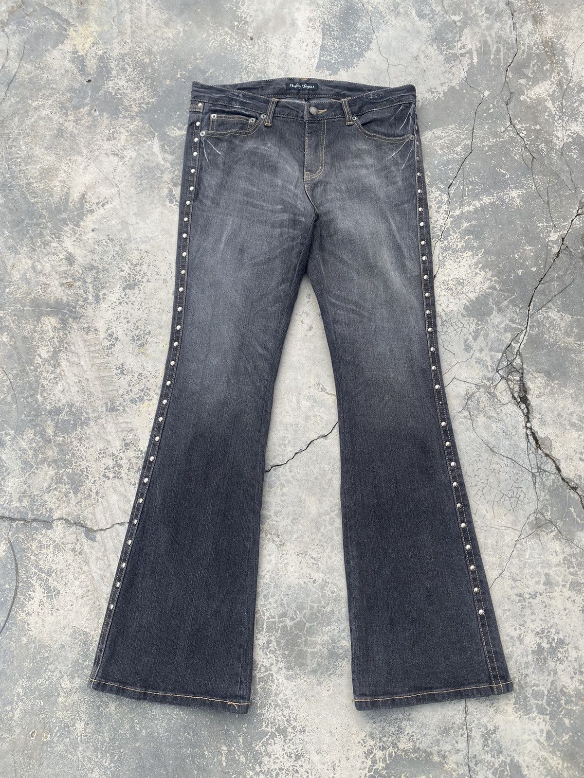 Japanese Brand Daily Topics Studded Flare Size US 31 - 1 Thumbnail