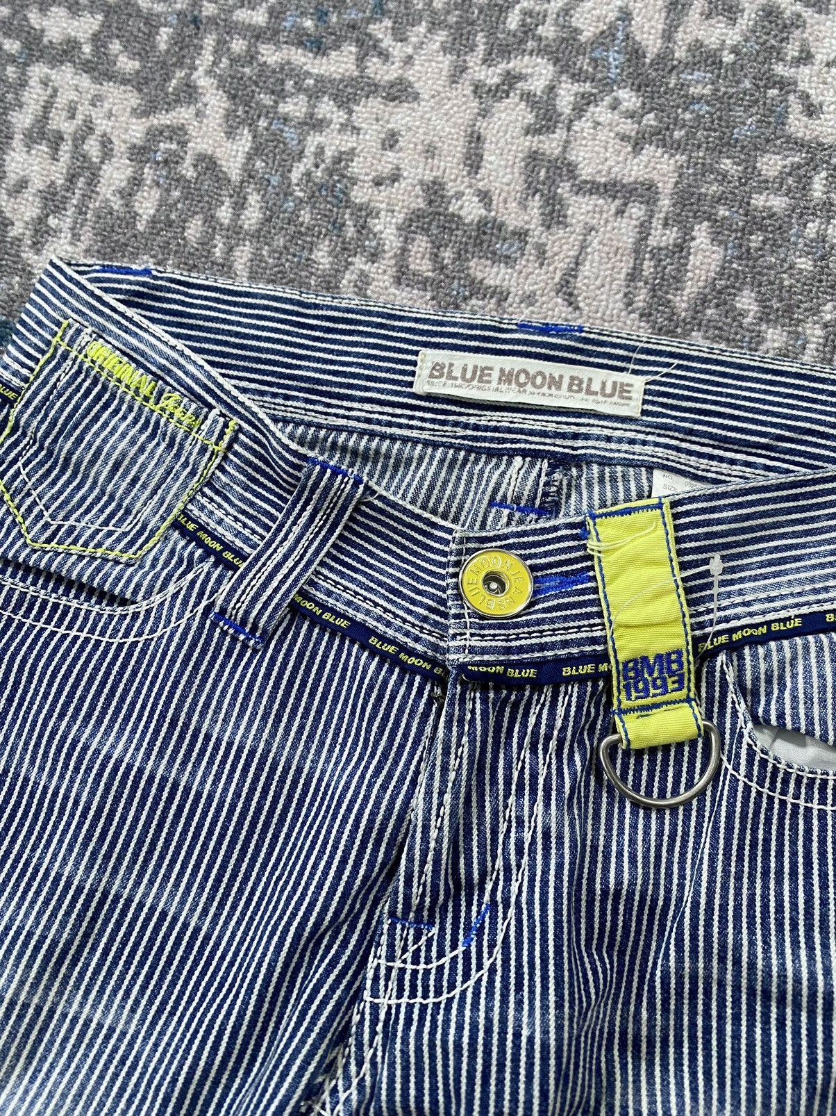 Hysteric Glamour Japanes Y2K Blue Moon Blue Distressed Jeans Size US 28 / EU 44 - 6 Thumbnail