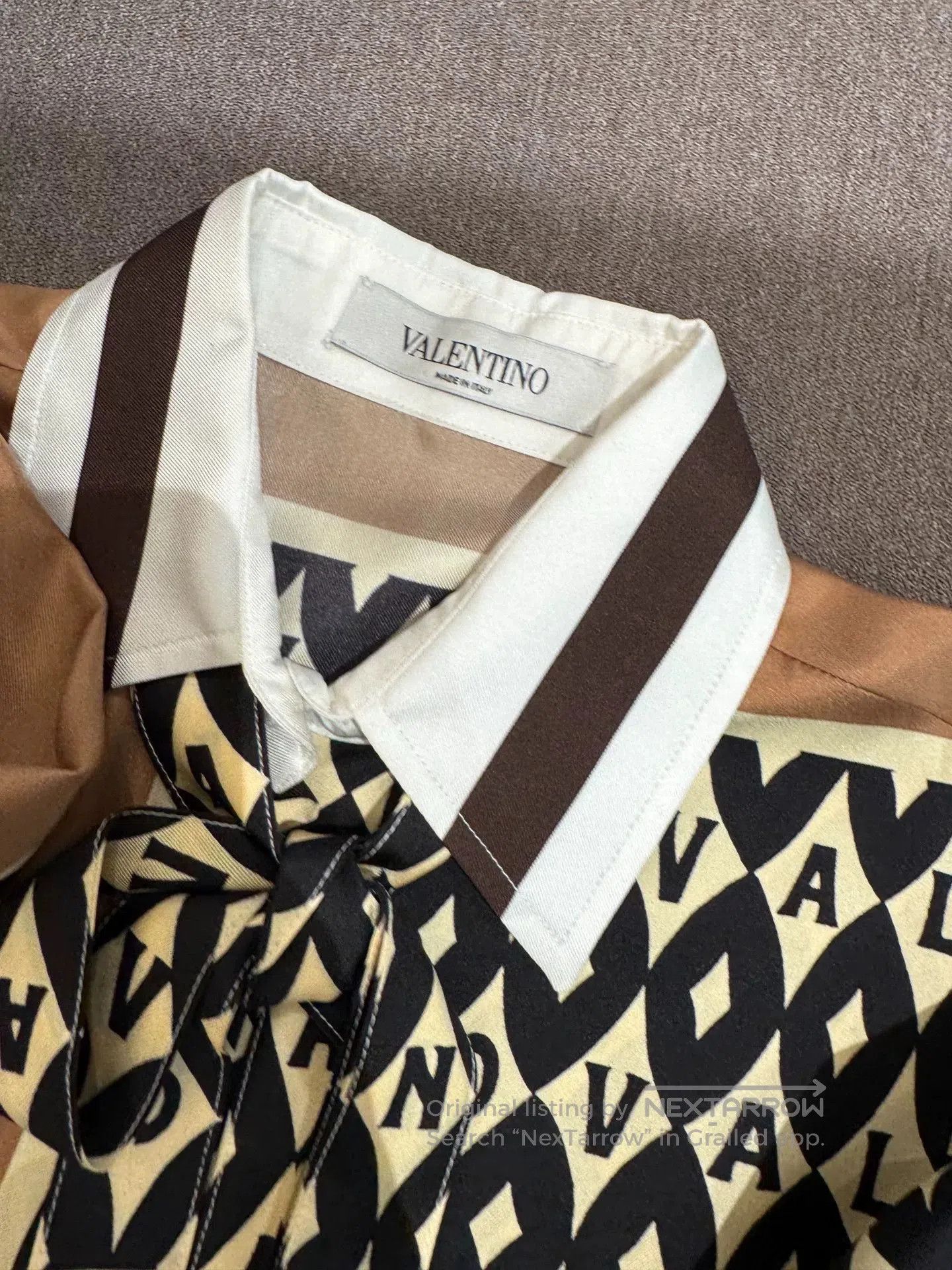 Valentino Valentino Logo Colorblock Knit Shirt. Size US XS / EU 42 / 0 - 5 Thumbnail