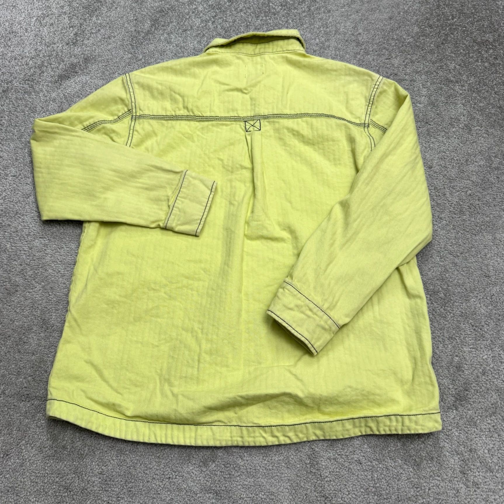 Bdg BDG Urban Outfitters Utility Jacket Mens Small Gray Snap Button Up Polyester Coat/ Jacket All Seasons Outdoor Casual Travel Size US S / EU 44-46 / 1 - 2 Thumbnail
