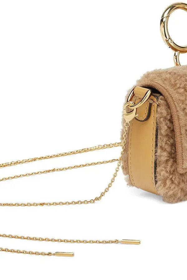 Fendi o1loc1c0824 Size: OS / Nano Baguette Charm in Beige Size ONE SIZE - 2 Thumbnail