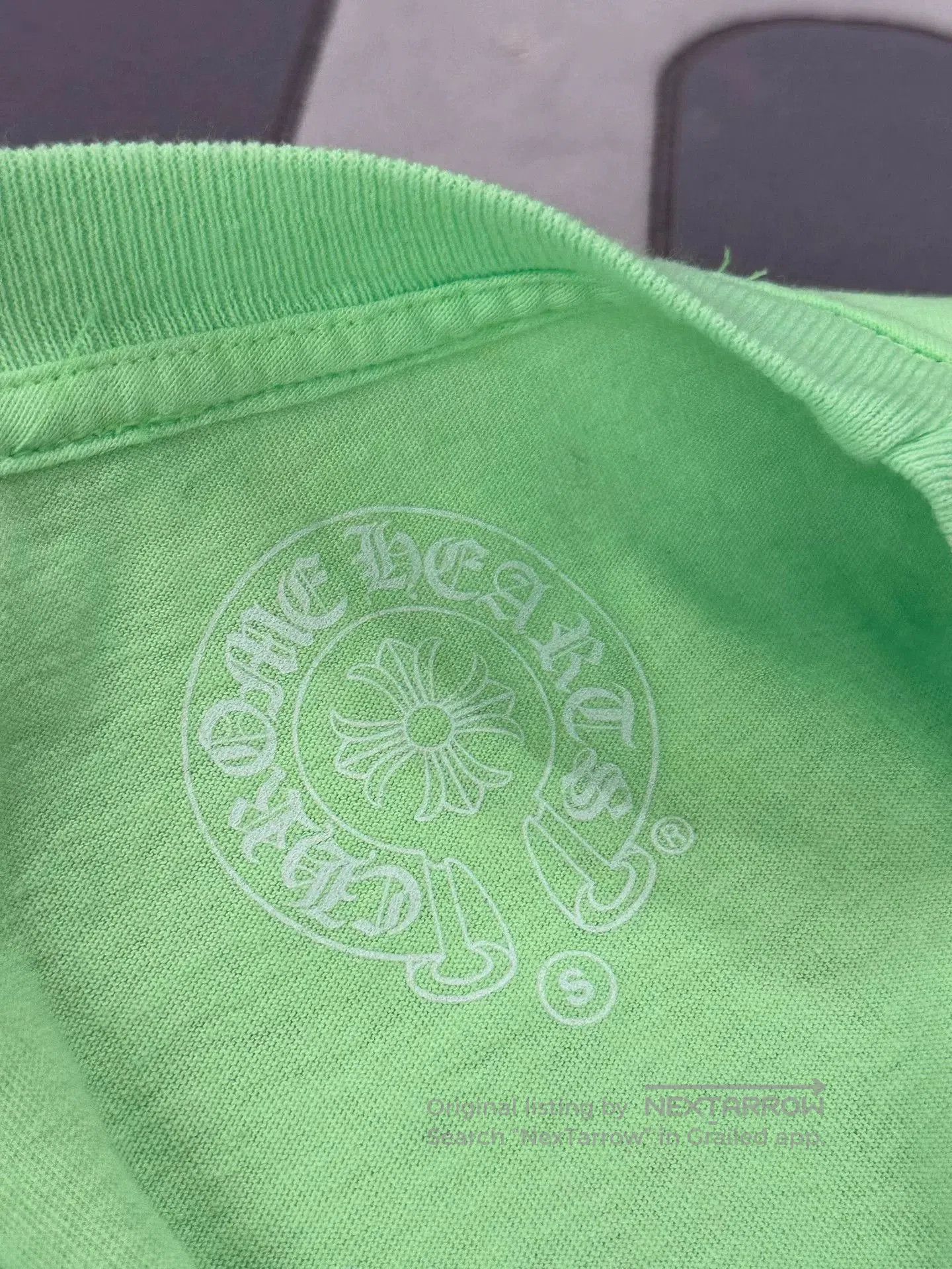 Chrome Hearts Chrome Hearts Neon Green Long Sleeve T. Size US S / EU 44-46 / 1 - 5 Thumbnail