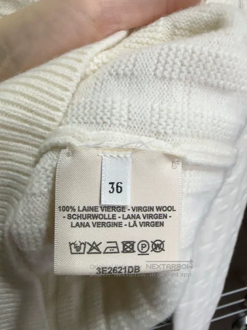 Hermes Hermes White sweater Size XS / US 0-2 / IT 36-38 - 3 Thumbnail