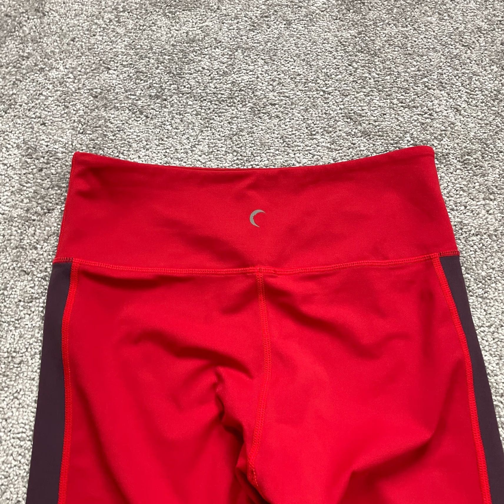 Vintage Zyia Active Compression Leggings Womens 6-8 Red High Rise Athletic Yoga 26x24 Size 28" / US 6 / IT 42 - 3 Thumbnail