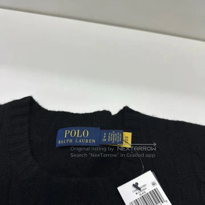 Polo Ralph Lauren Polo Ralph Lauren Solid Logo Cable Knit Wool Sweater. Size US S / EU 44-46 / 1 - 2 Thumbnail