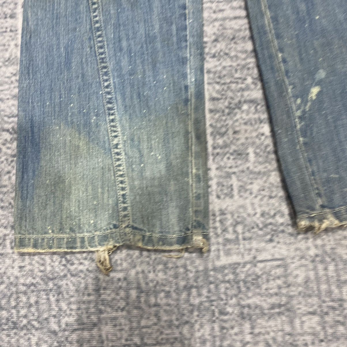 Hysteric Glamour Sick☠️ AVH Flare Cargo Jeans Baggy Loose Distressed 90s Size US 30 / EU 46 - 3 Thumbnail