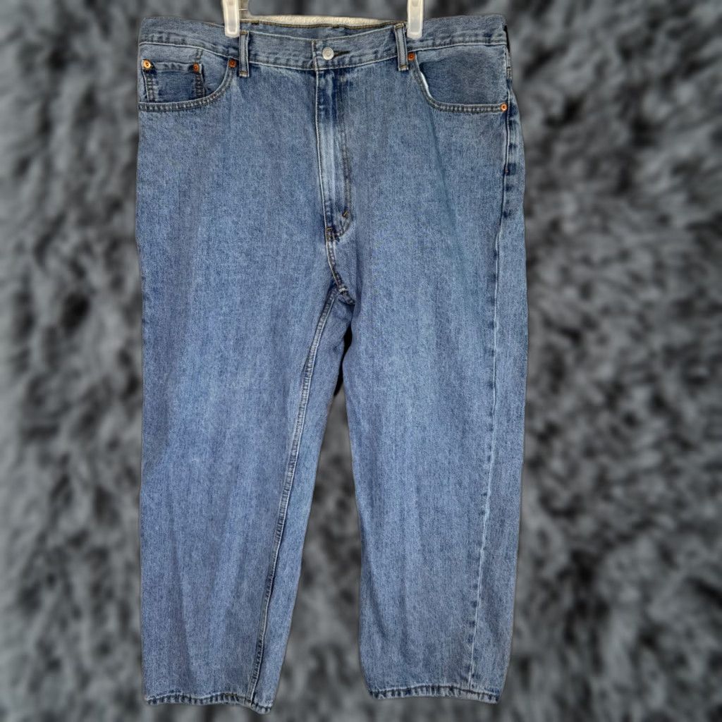 Levi's Levi’s 550 Relaxed Straight Jeans Men 42x29 Blue Denim Medium Wash Size US 42 / EU 58 - 1 Thumbnail