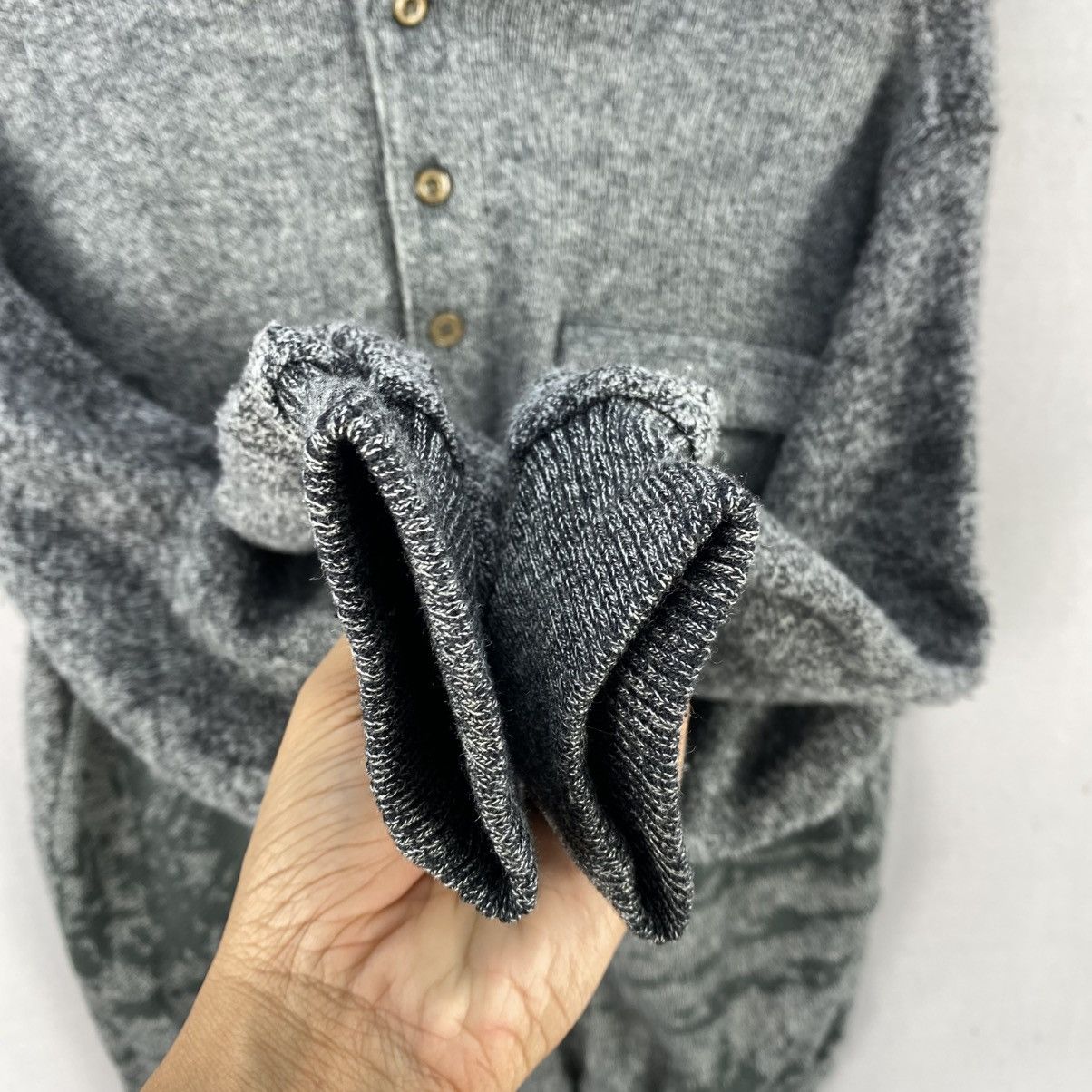 Japanese Brand Vintage Wood Country Knit Sweater | Cowboy Mountain Scene Size US M / EU 48-50 / 2 - 10 Thumbnail