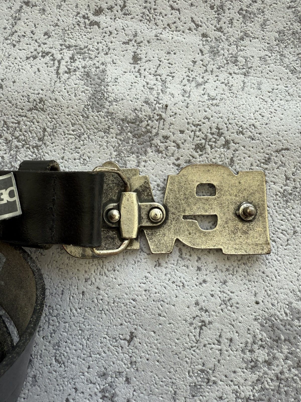 Levi's × Levi's Vintage Clothing × Vintage Vintage Levi’s Big Logo Rare Leather Belt Size ONE SIZE - 6 Thumbnail