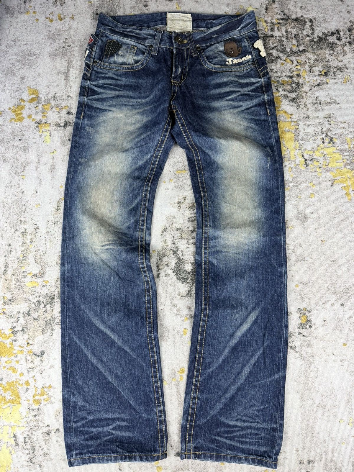 Le Grande Bleu (L.G.B.) Rare Lolita x Yoshitomo Nara Little Boy Jeans Size US 30 / EU 46 - 4 Thumbnail