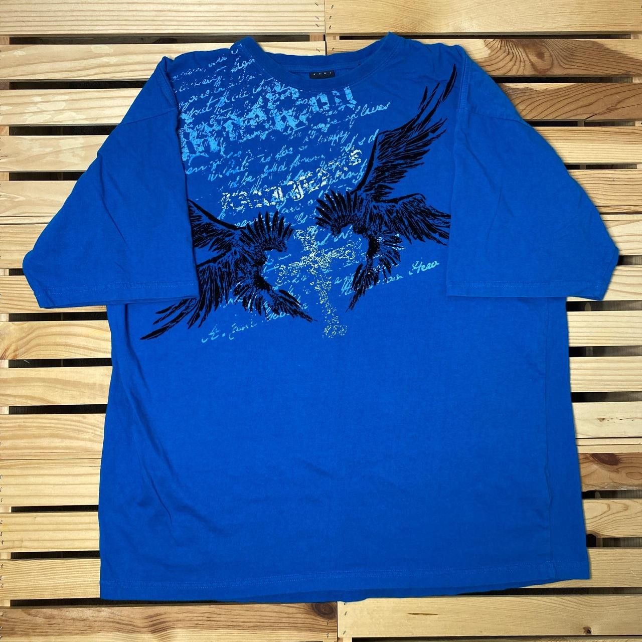 Other Kani Gold Blue Y2K Hip Hop Tee Size 2XL Size US XXL / EU 58 / 5 - 1 Thumbnail