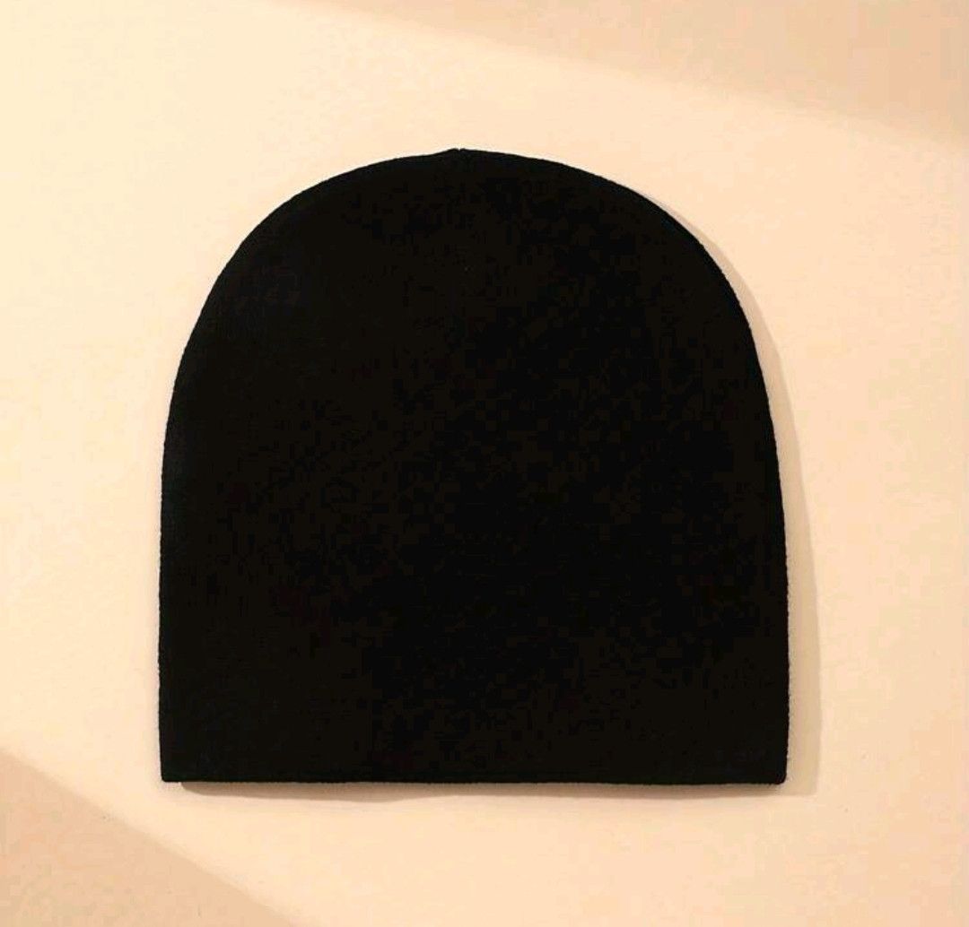 Vintage Unisex small medium Jacquard Knit Hat with Soul Pattern Size ONE SIZE - 4 Thumbnail