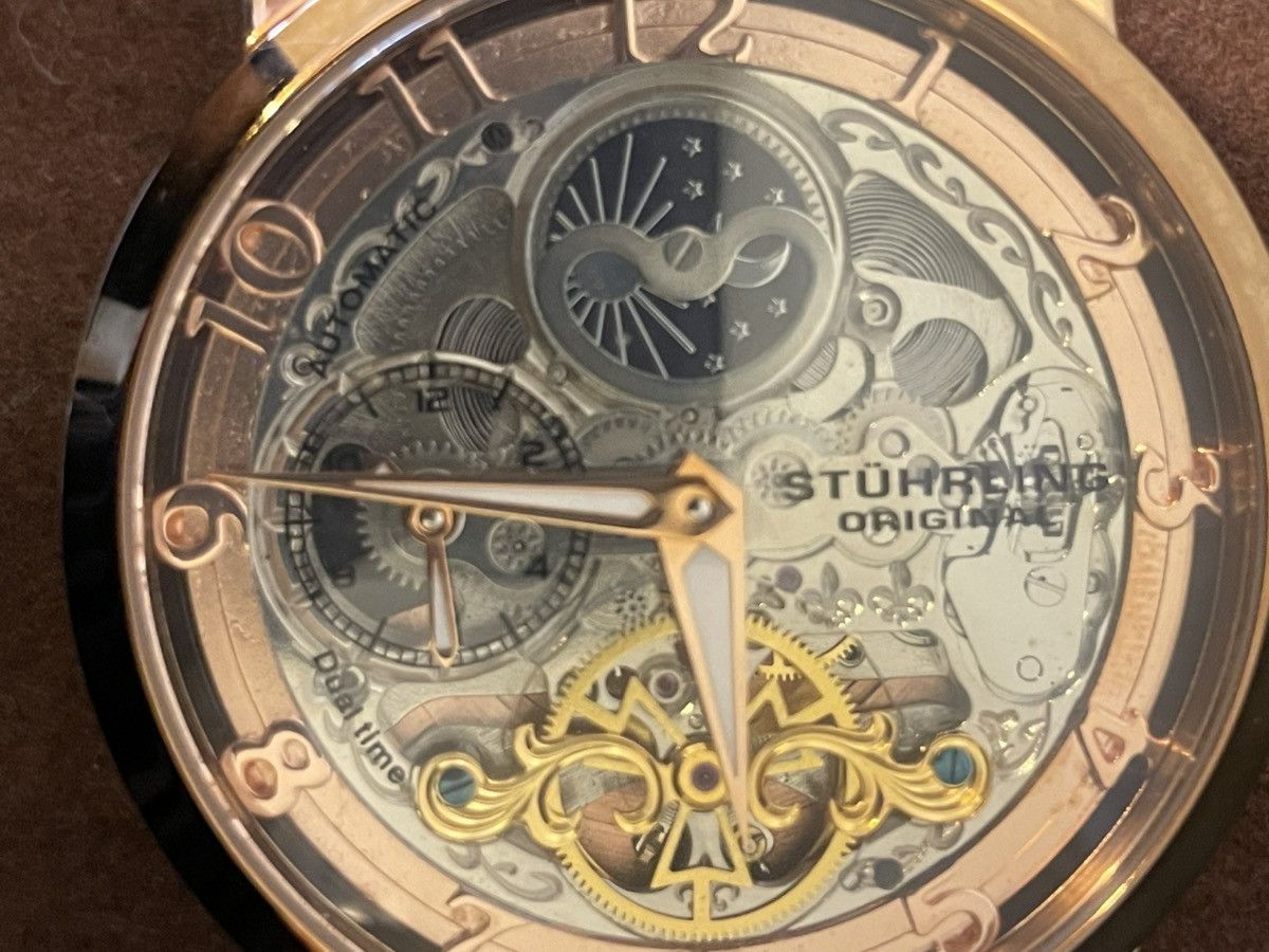 Sturhling Stuhrling Original Dual Time Automatic Watch Size ONE SIZE - 9 Thumbnail