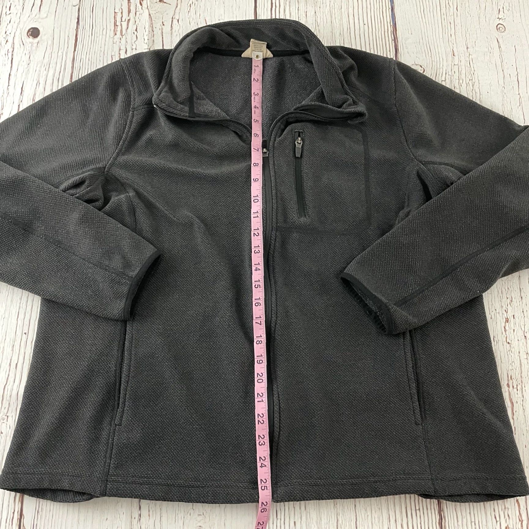CO Duluth Trading Co Full Zip Jacket Men's XL Gray Polyester Fleece, Dark Gray, Jacket, Full Zip, Men, XL, Duluth, Gray Size US XL / EU 56 / 4 - 3 Thumbnail