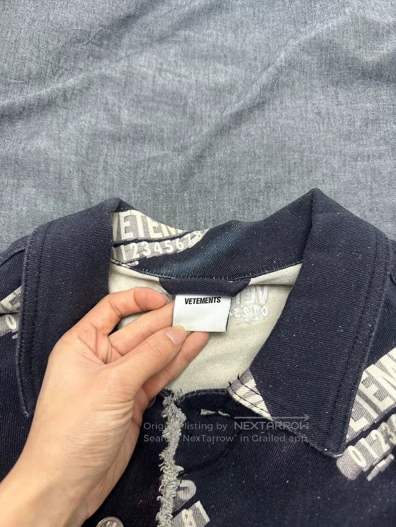 Vetements Vetements Printed denim jacket Size US L / EU 52-54 / 3 - 2 Thumbnail