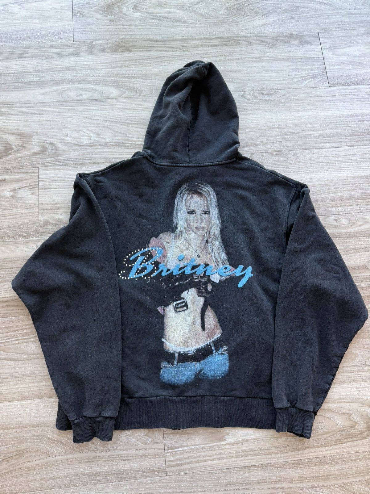 Balenciaga Balenciaga SS25 “Britney Spears” Zip-Up Hoodie | Grailed