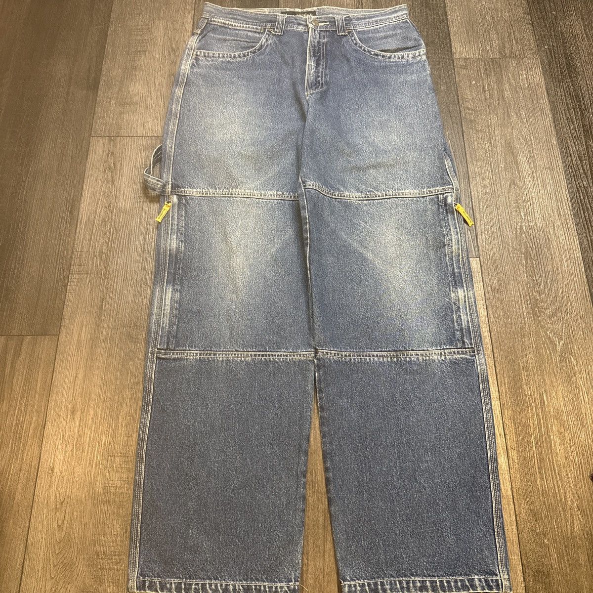 Billabong Y2K Billabong Double Knee Baggy Carpenter Rare Jeans Size US 34 / EU 50 - 1 Thumbnail