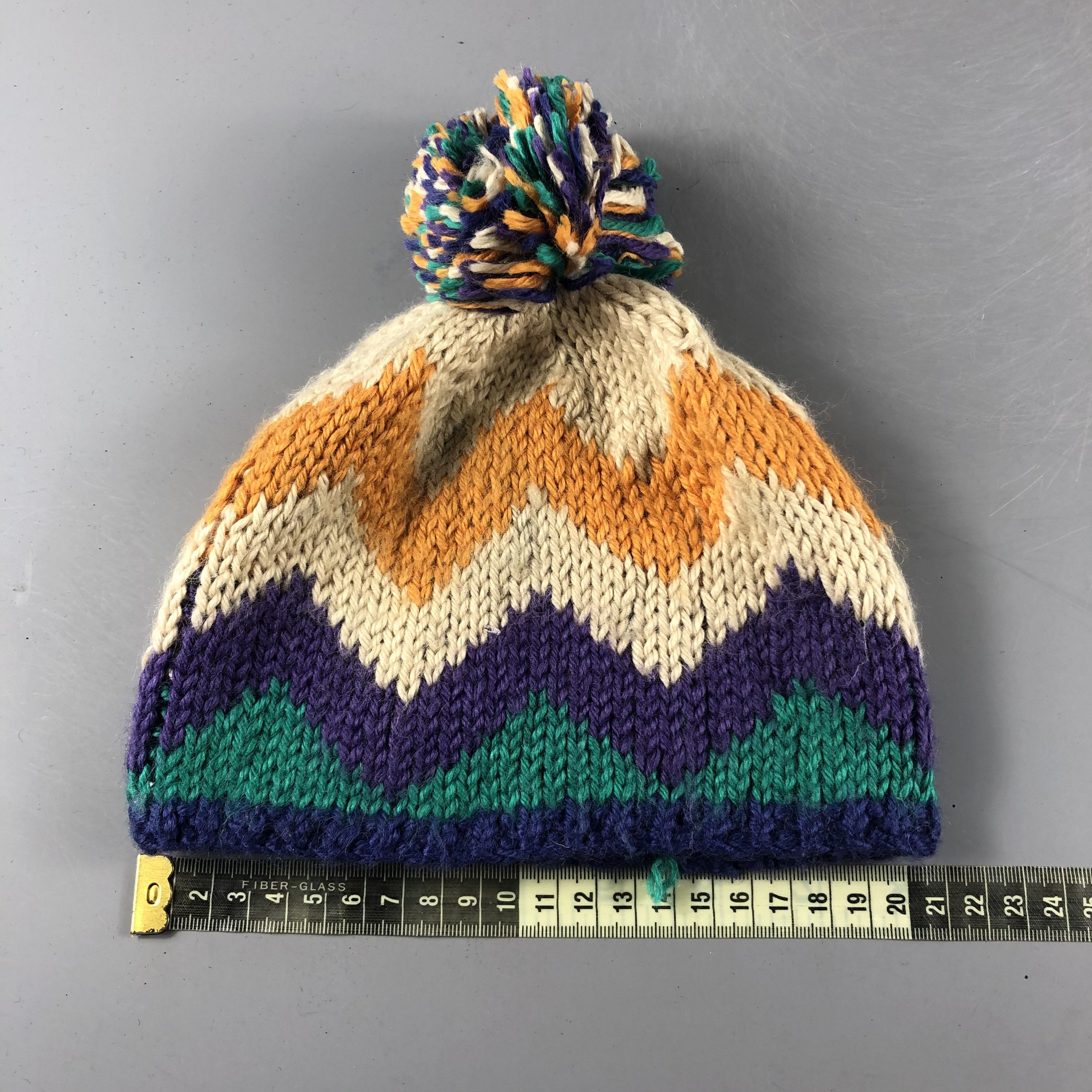 Japanese Brand × Vintage Kids Unknown Knit Beanie Snow Hat Snow Cap -D055 Size ONE SIZE - 4 Thumbnail