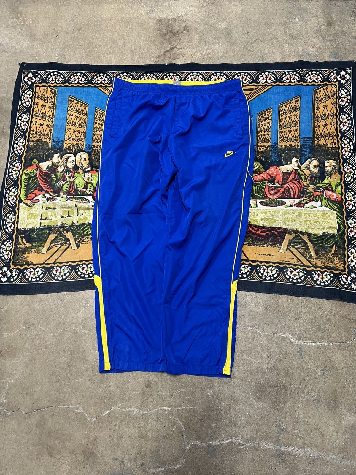 Nike Vintage Nike blue track pants size xl baggy wide leg y2k Size US 36 / EU 52 - 1 Thumbnail