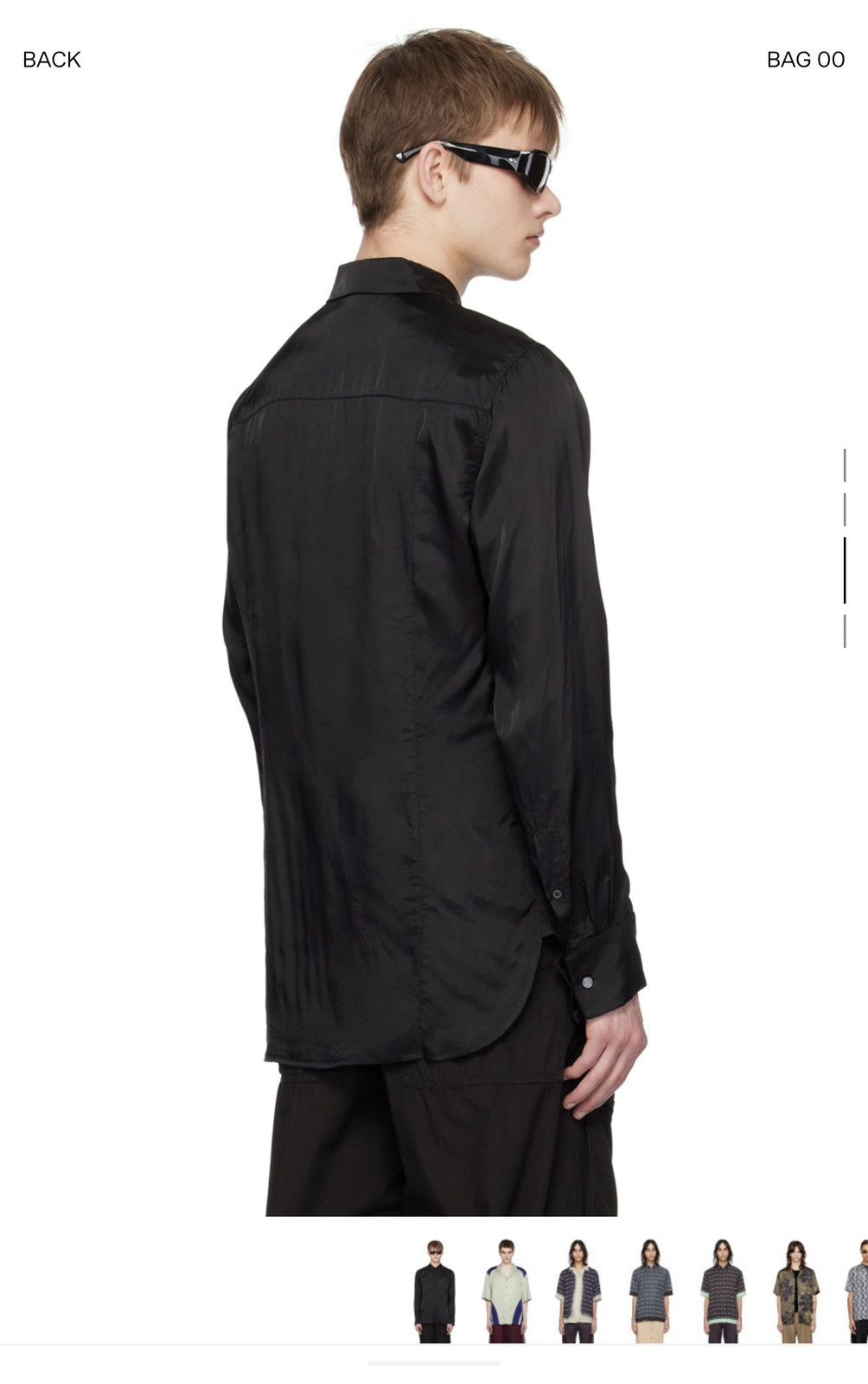 Dries Van Noten DRIES BLACK SLIM FIT SHIRT Size US S / EU 44-46 / 1 - 6 Thumbnail