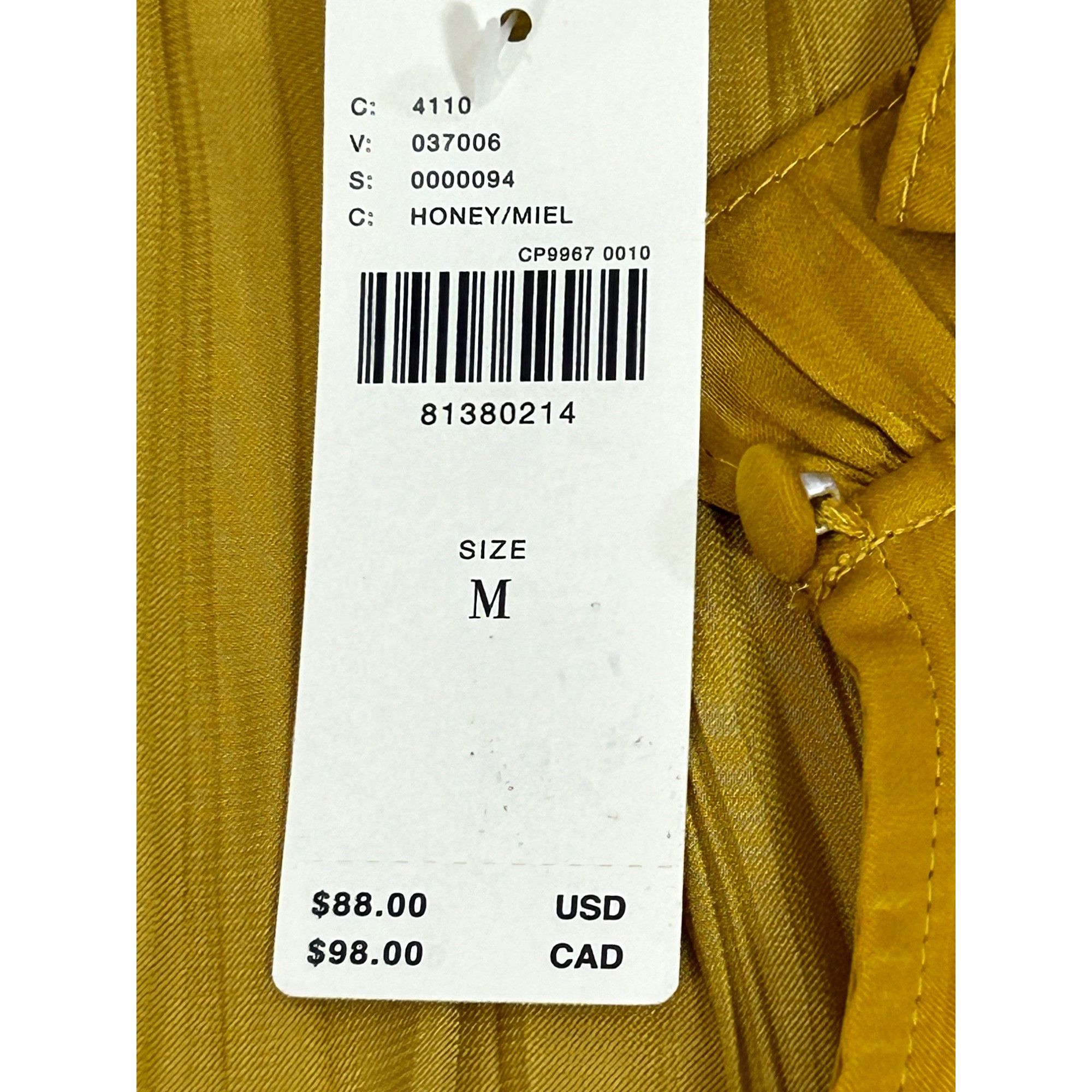 Anthropologie Anthropologie Top M Honey Yellow Tiered Sleeveless Ruffles B Size M / US 6-8 / IT 42-44 - 7 Thumbnail