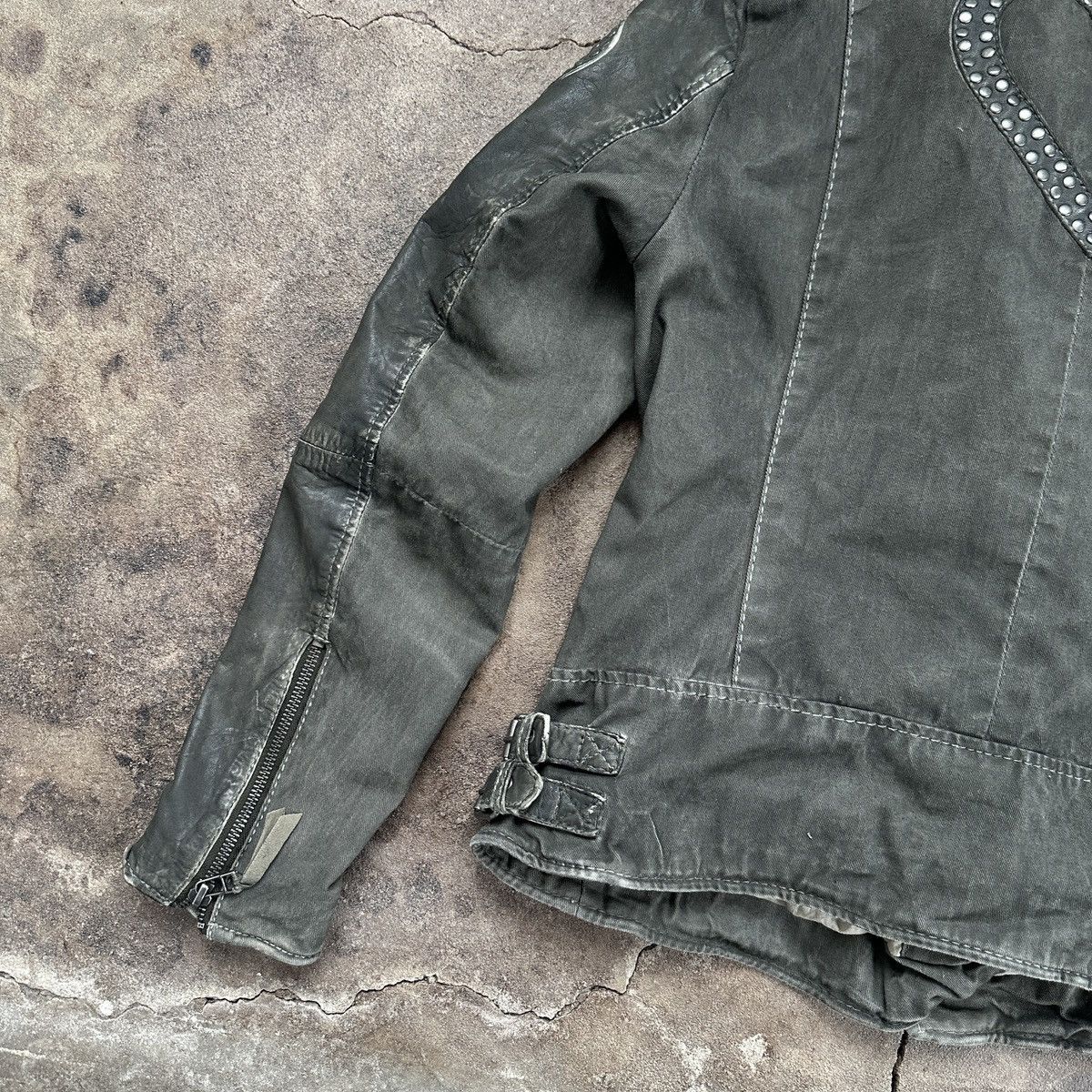 If Six Was Nine Vintage Amy by Amy Vermont Leather/Denim Jacket Size M / US 6-8 / IT 42-44 - 10 Thumbnail