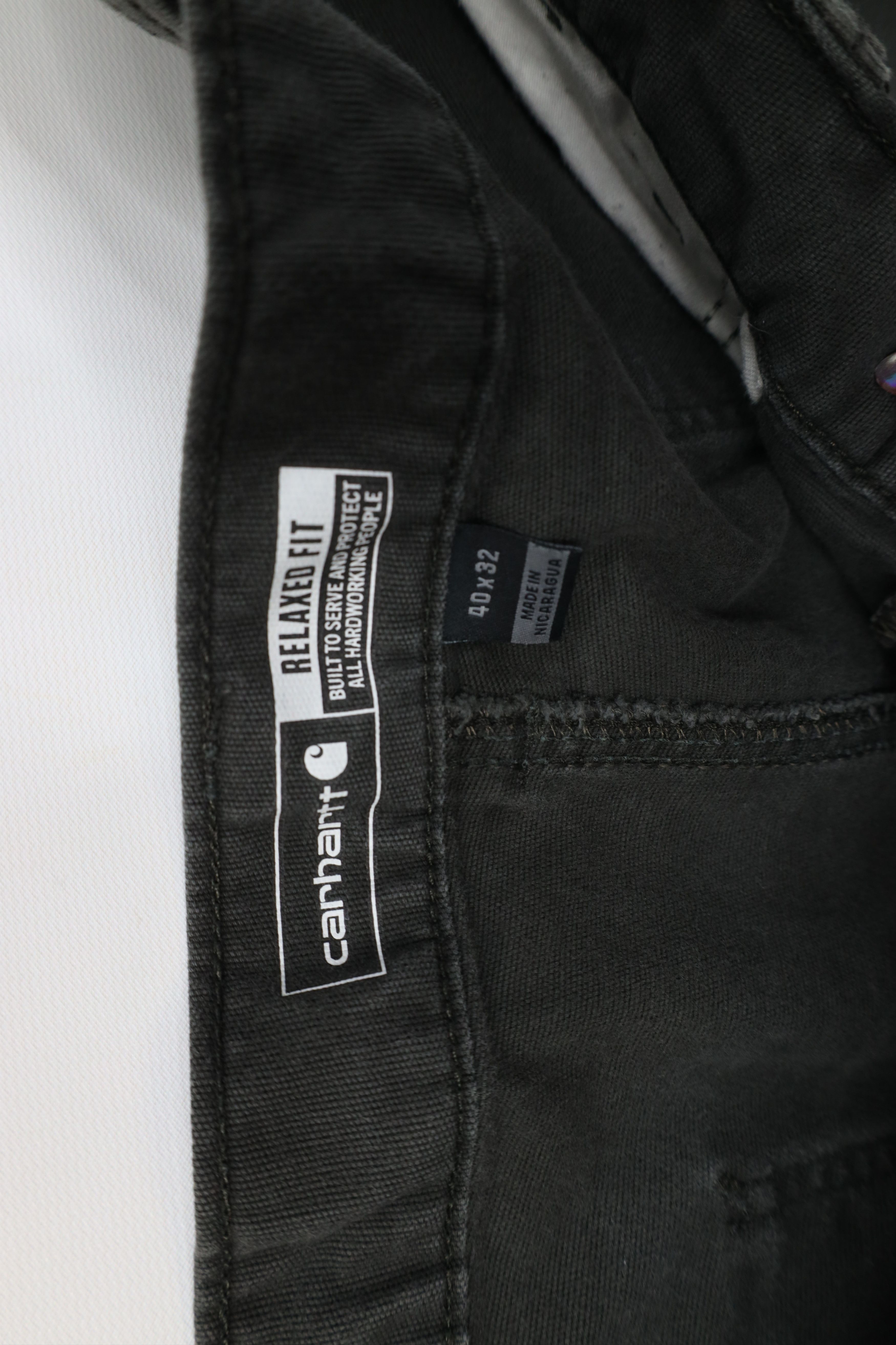 Carhartt Vintage Y2K Carhartt Relaxed Canvas Wide Leg Pants Peat Size US 40 / EU 56 - 7 Thumbnail