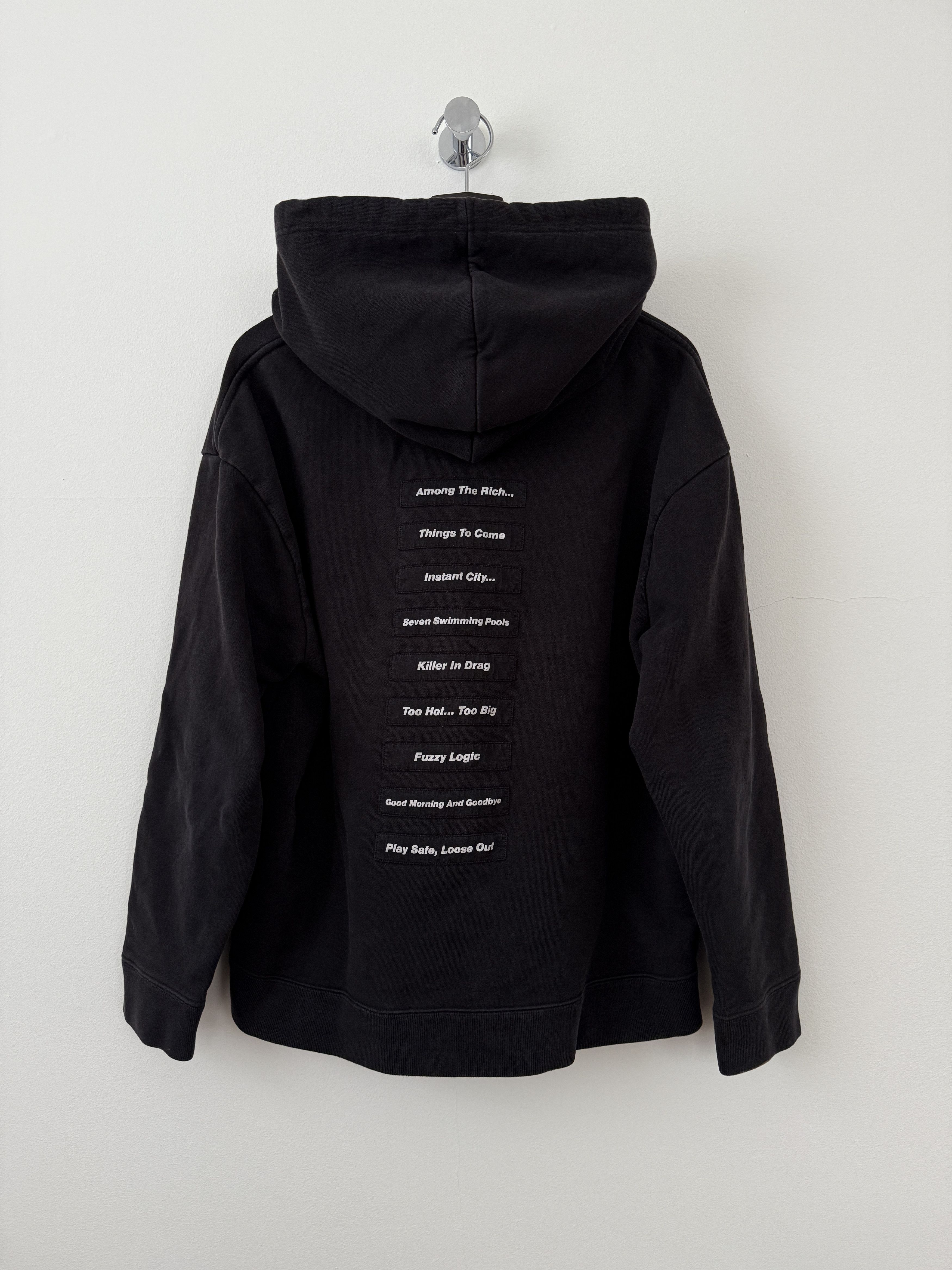 Raf Simons SS18 Poem Patch Joy Division Hoodie Size US S / EU 44-46 / 1 - 2 Thumbnail