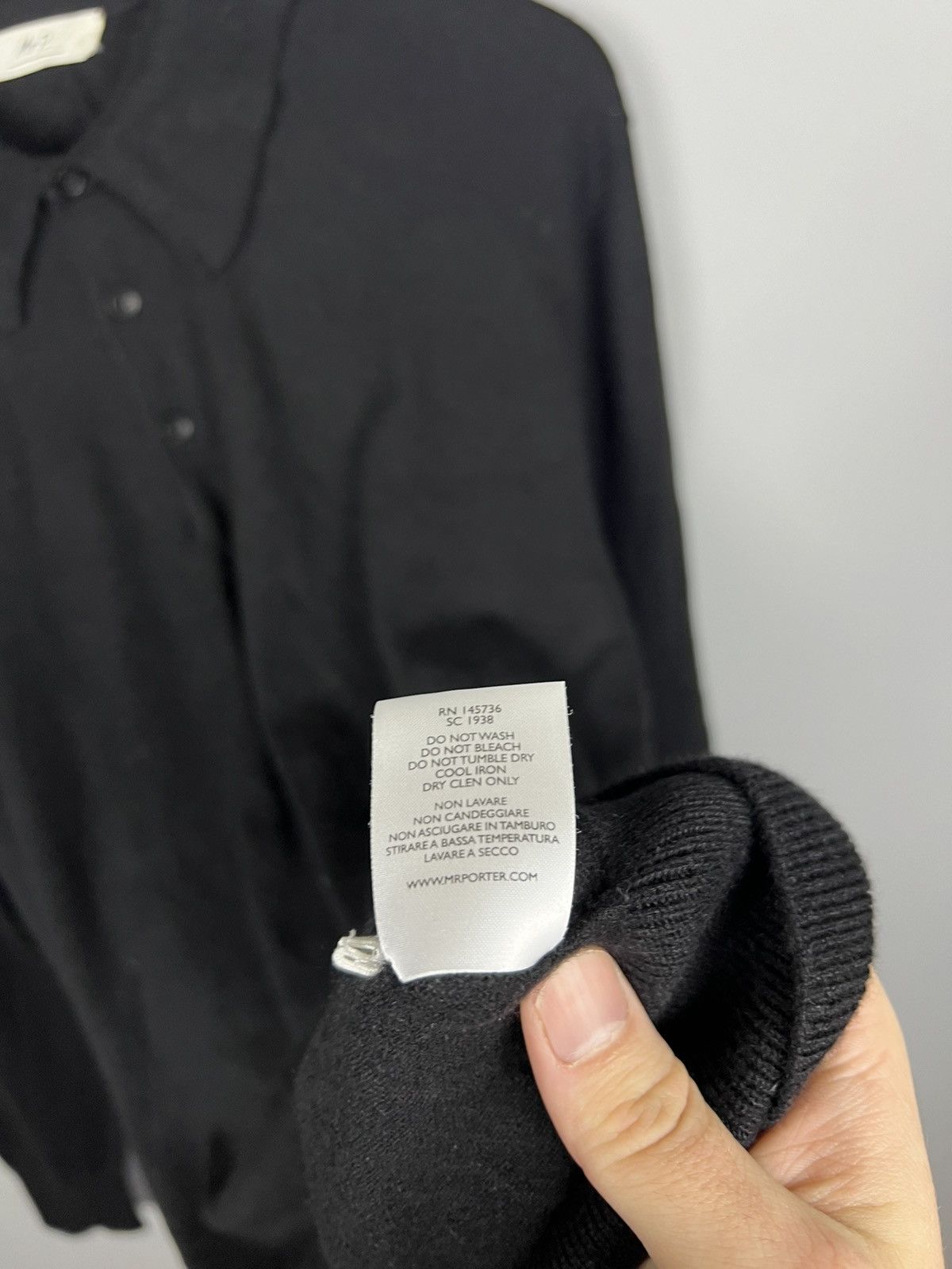 Mr P. (L) Mr. P cshmere silk sweater / rugby shirt rare Size US L / EU 52-54 / 3 - 7 Thumbnail
