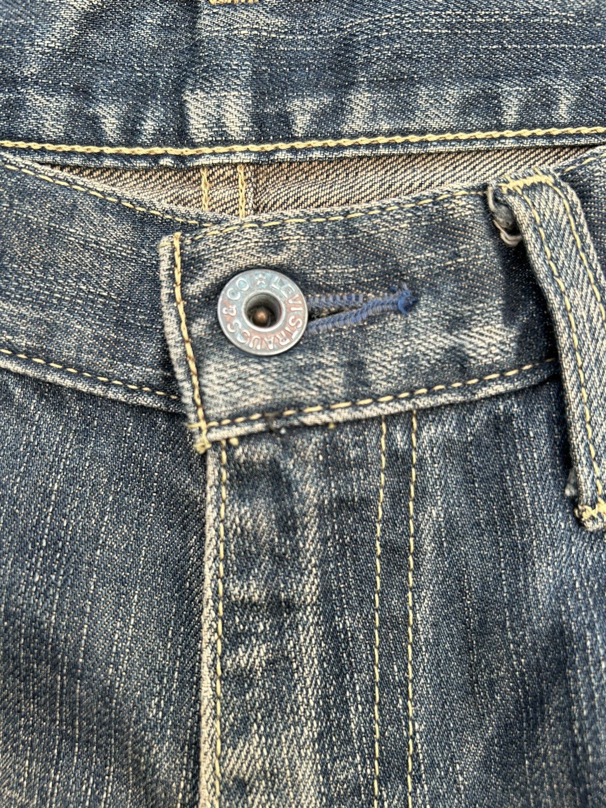 Kapital Vintage Levis Rusty Mudwash Distressed Denim Jeans Size US 31 - 5 Thumbnail