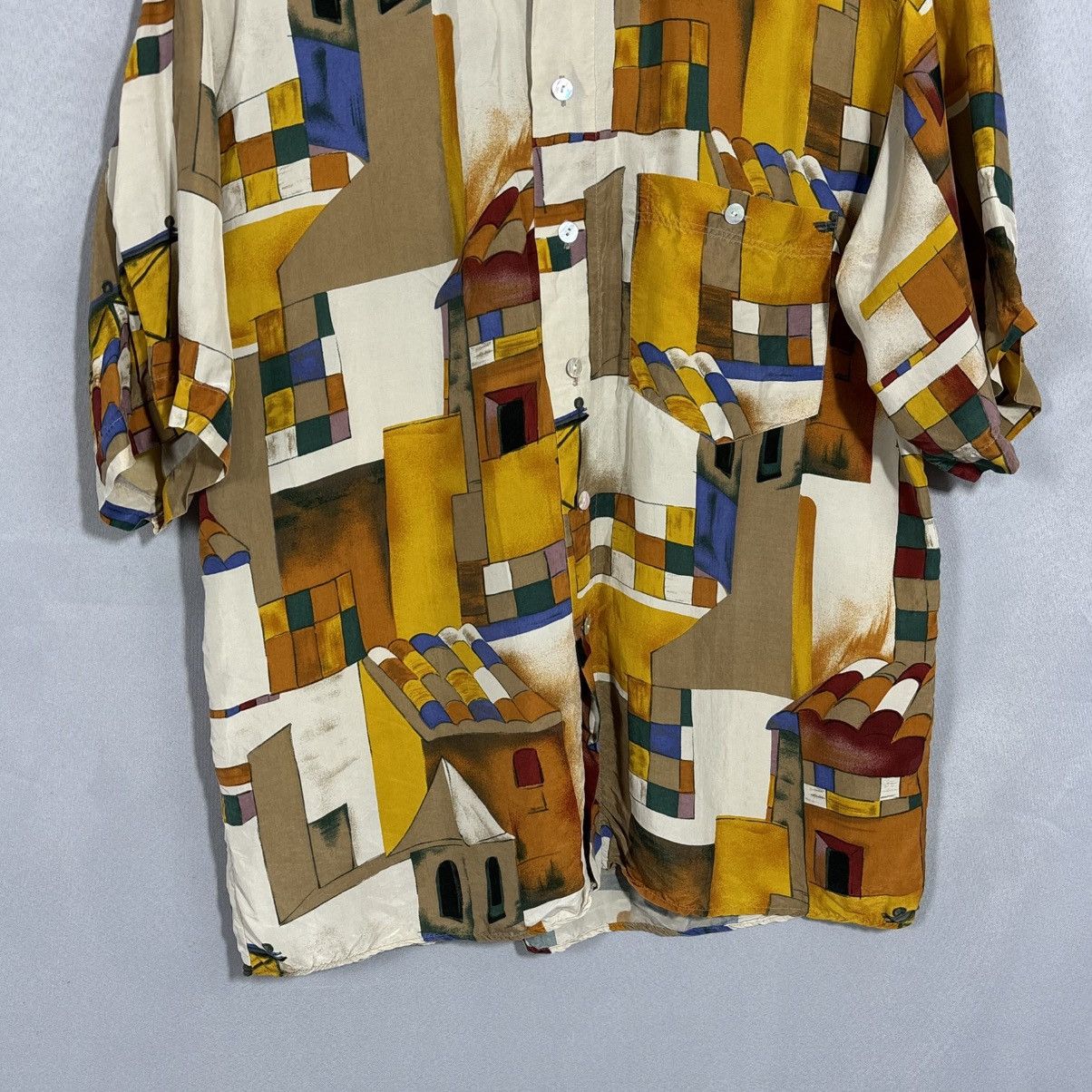 Vintage Vintage shirt button up rare medium town Size US M / EU 48-50 / 2 - 3 Thumbnail