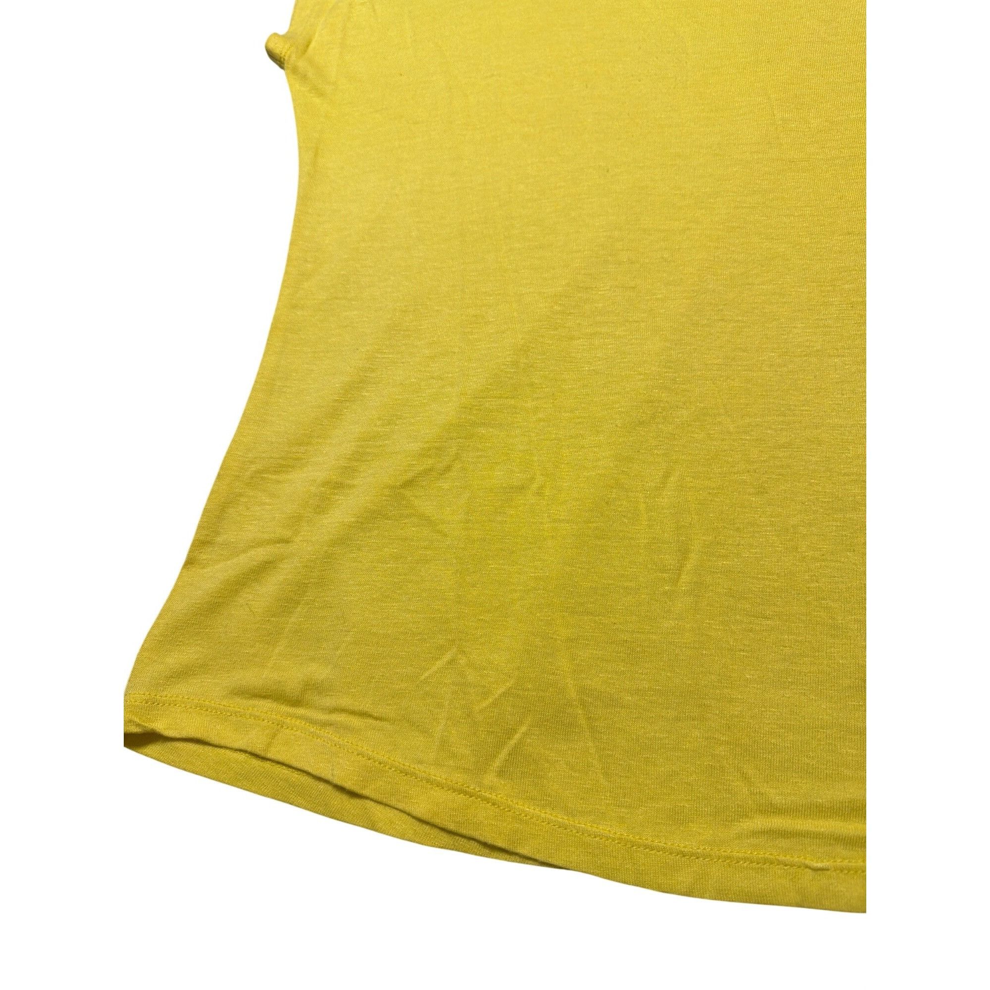 Talbots Talbots Yellow Short Sleeve T Shirt Scoop Neck Comfort Every Size M / US 6-8 / IT 42-44 - 2 Thumbnail
