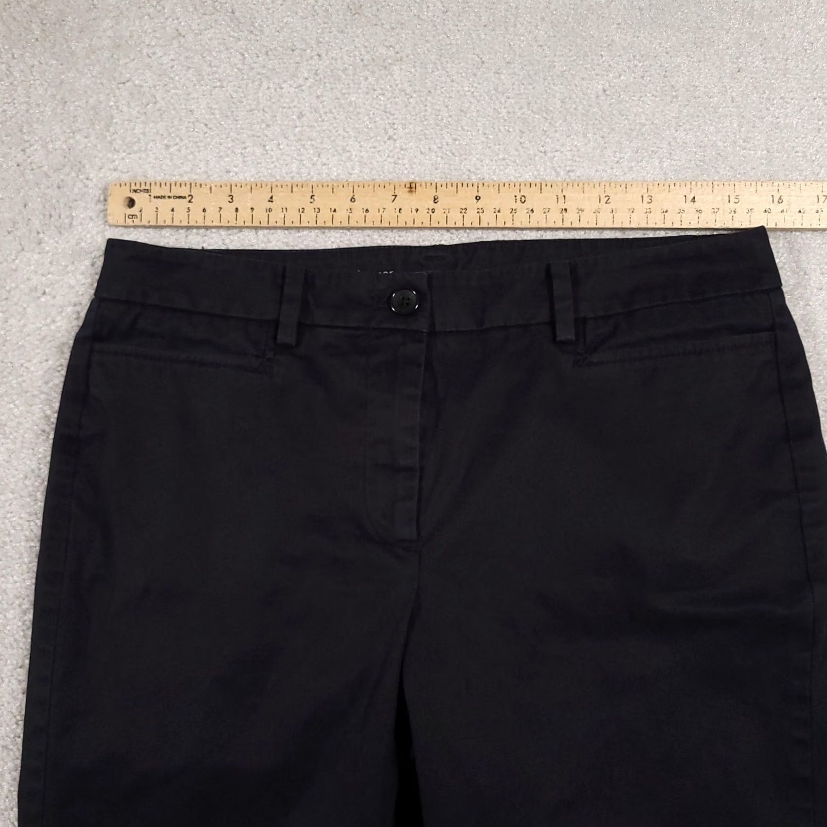 Talbots Talbots Pants Womens 6 Blue Perfect Skimmer Cropped Stretch Cotton Blend Casual Size 28" / US 6 / IT 42 - 7 Thumbnail