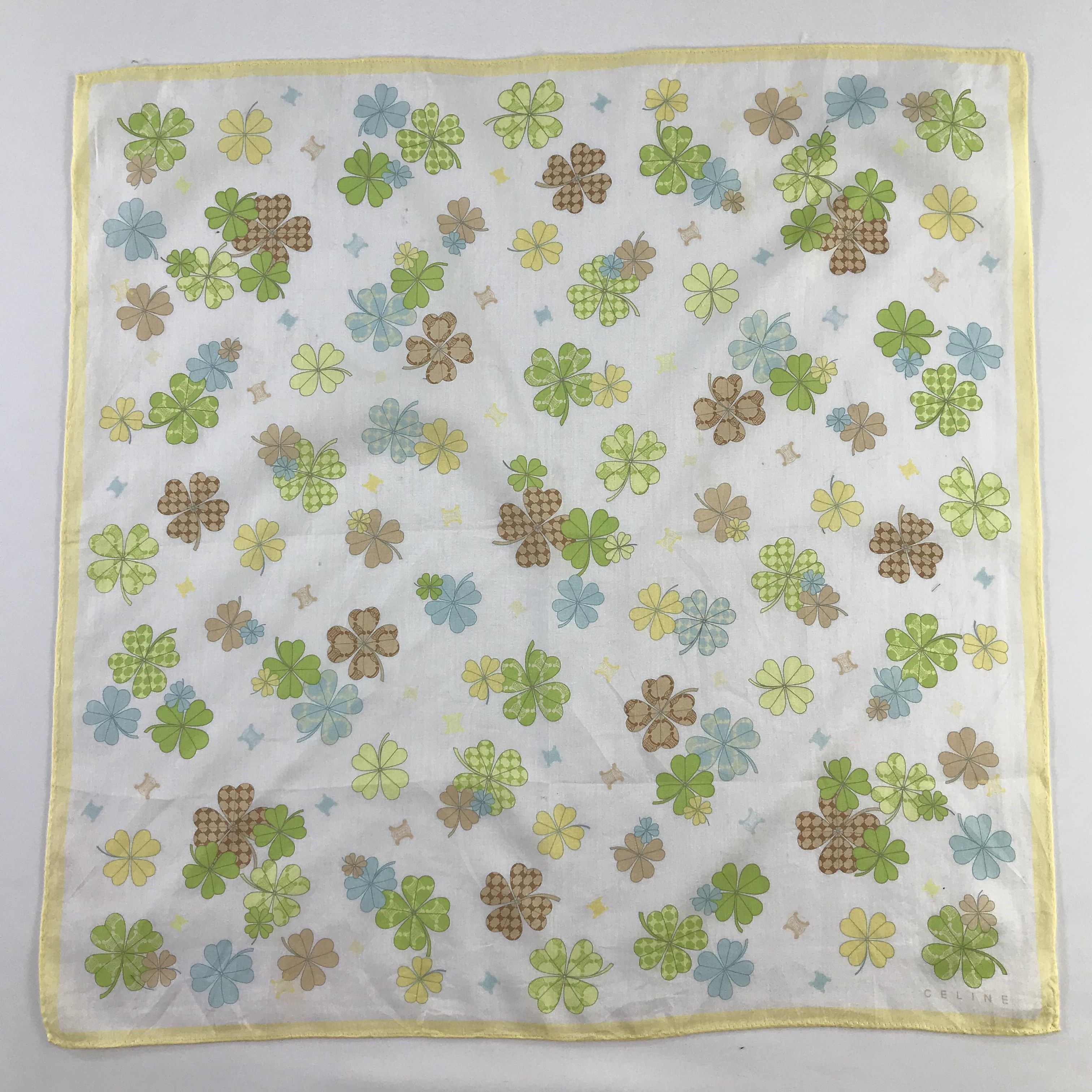Celine × Vintage Celine Bandana / Handkerchief / Neckerchief - S840 Size ONE SIZE - 1 Thumbnail