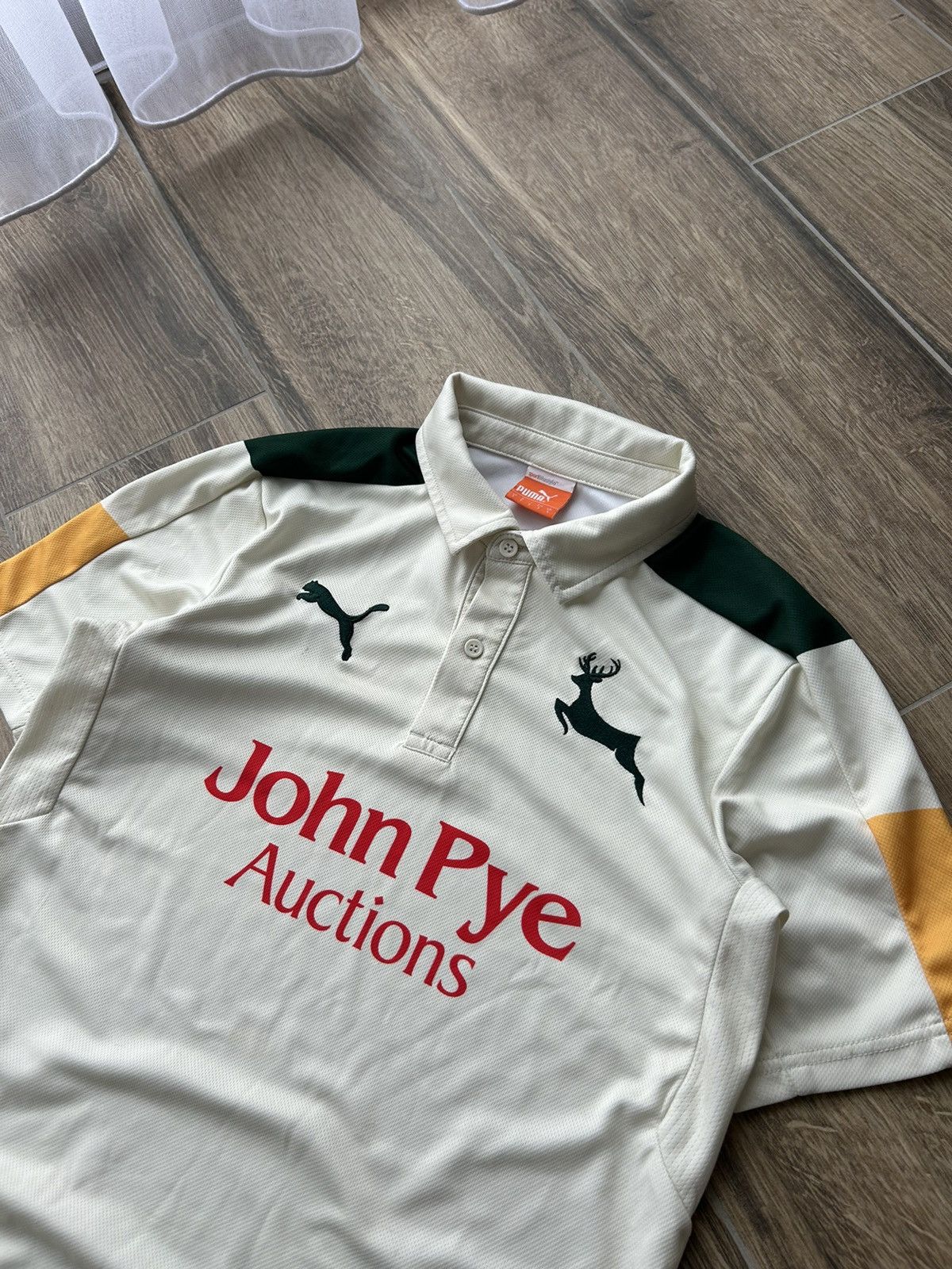 Puma × Rugby Ralph Lauren Puma Cricket Nottinghamshire County jersey mens rare Size US S / EU 44-46 / 1 - 2 Thumbnail