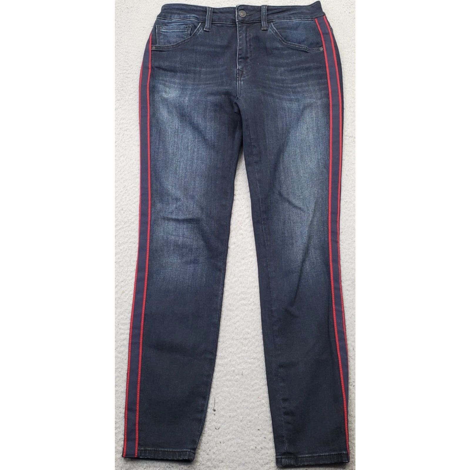 Mavi Mavi Women Jeans Skinny Denim Stretch High-Rise 28 Blue Comfortable Pockets 5-Pocket Womens Jeans 28" Inseam Size 28" / US 6 / IT 42 - 2 Thumbnail