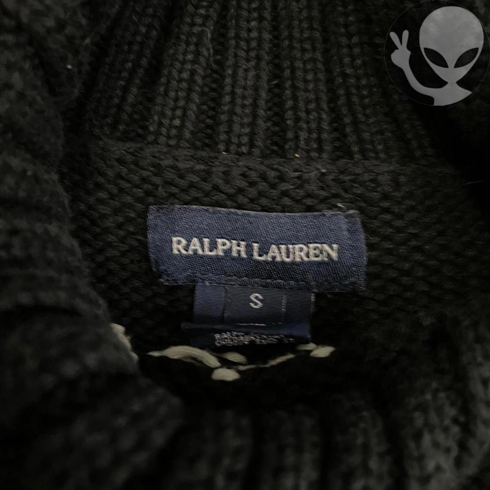Polo Ralph Lauren Ralph Lauren Girls Sweater Small Black White Reindeer Knit Size S / US 4 / IT 40 - 6 Thumbnail