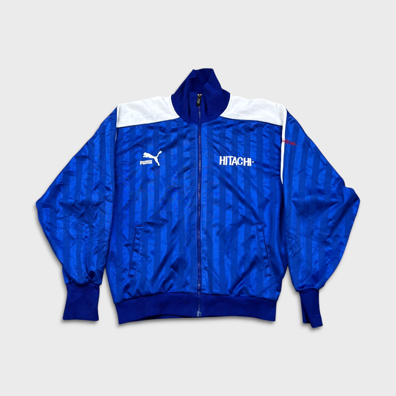 Puma × Vintage Vintage Puma Track Jacket Medium Hitachi Zip 90s Tracksuit Size US M / EU 48-50 / 2 - 1 Thumbnail