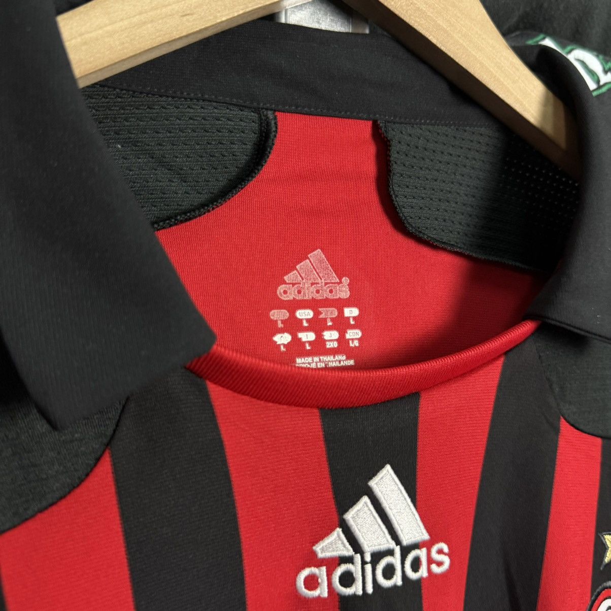 Adidas 2007/08 ADIDAS AC MILAN HOME SOCCER FOOTBALL JERSEY SHIRT L Size US L / EU 52-54 / 3 - 3 Thumbnail